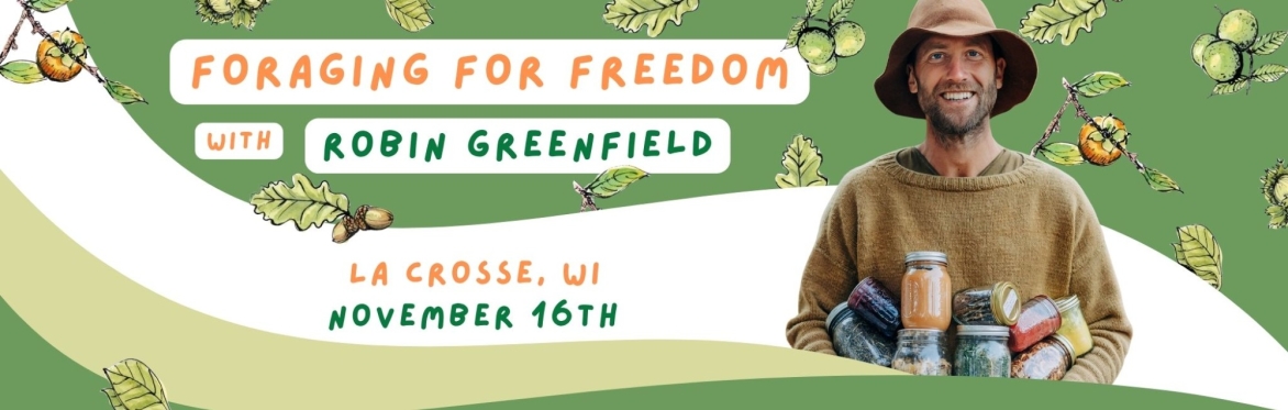 Robin Greenfield teaching at Foraging School