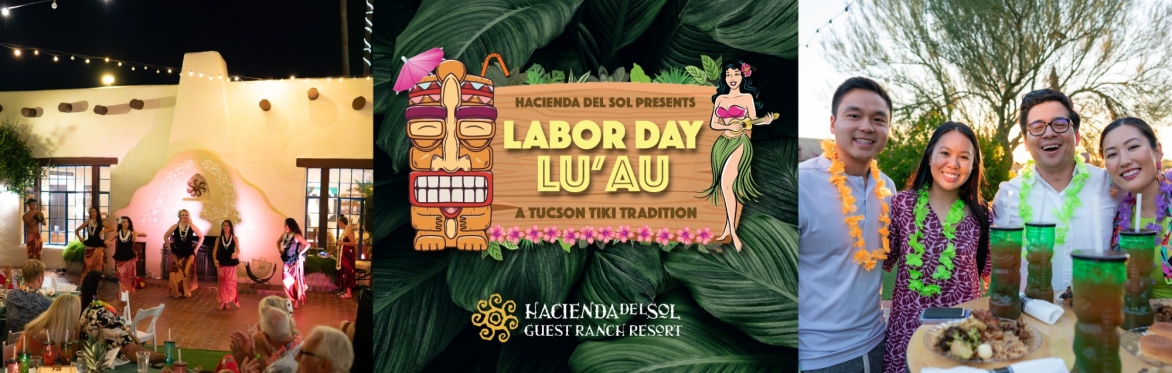 Logo with event pictures on side