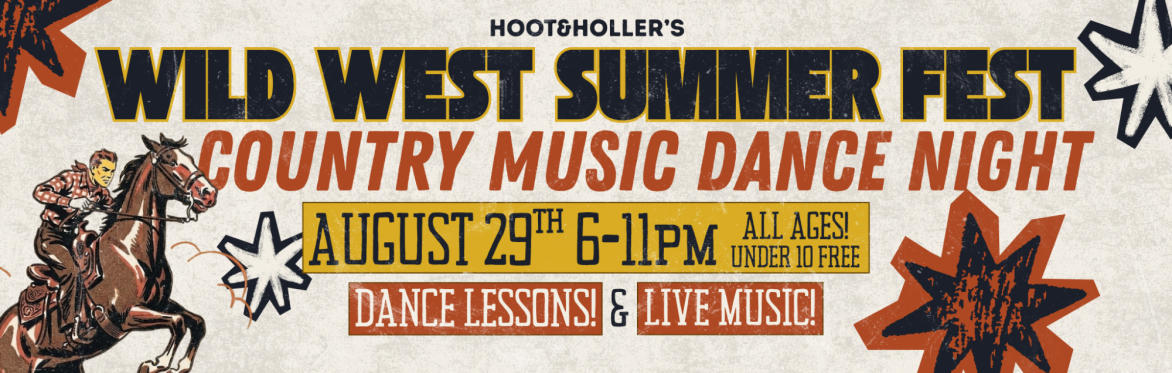 Wild West Summer Fest Banner Wide