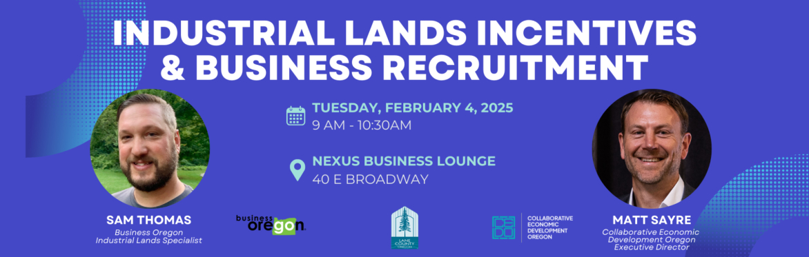 Industrial Lands Incentives & Business Recruitment