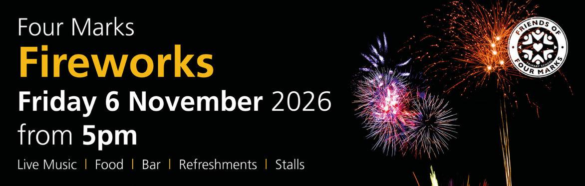 Four Marks Fireworks, Friday 6 November from 5pm