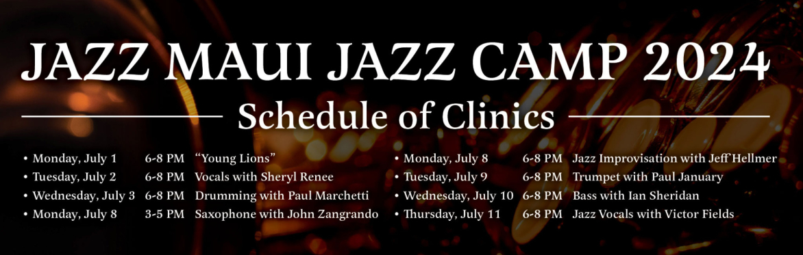 Jazz Maui Jazz Camp 2024