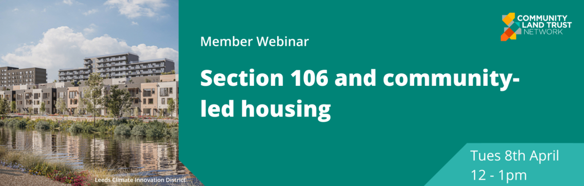 Image reads: Member webinar. End of year accounts and understanding your CLT's Legal Obligations - Thurs 27 Feb 12-1pm