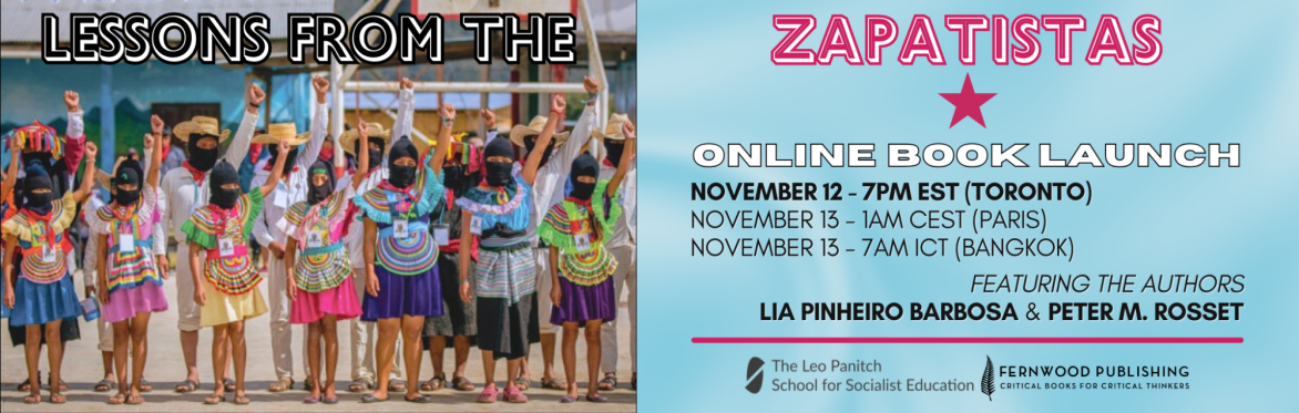 Book Launch - Lessons from the Zapatistas
