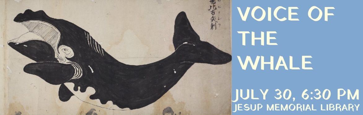 Voice of the Whale at the Jesup Memorial Library