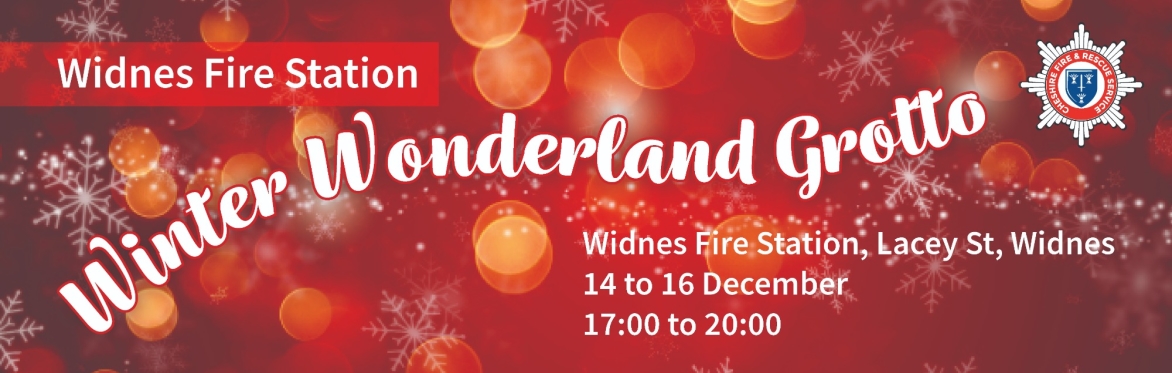 Widnes Fire Station Winter Wonderland Grotto