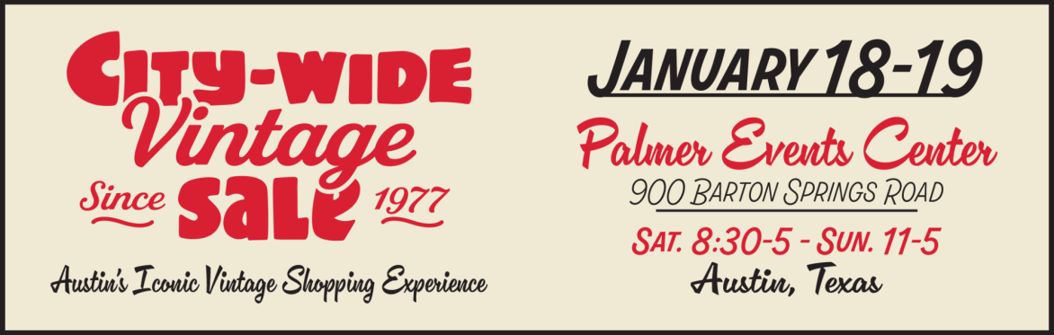 City-Wide Vintage Sale: January 18-19, 2025