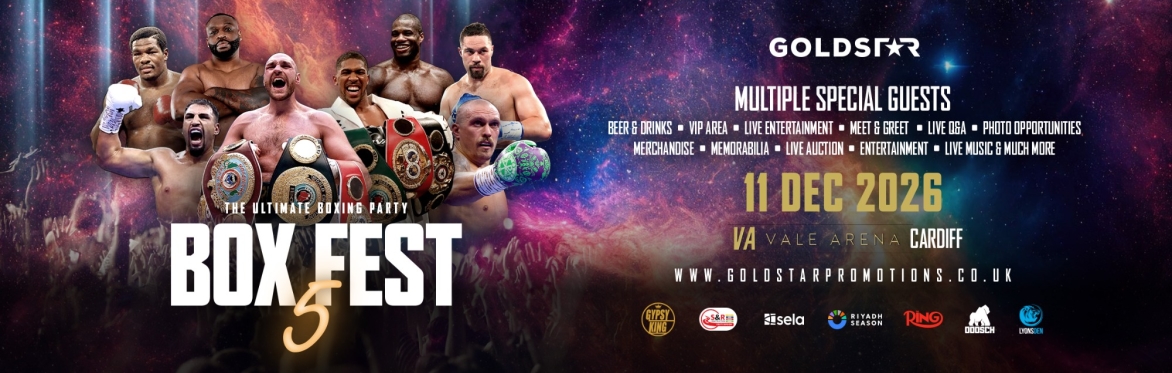 BOXFEST 5 •  Official Pre-Fight Party  •  Fury vs Joshua