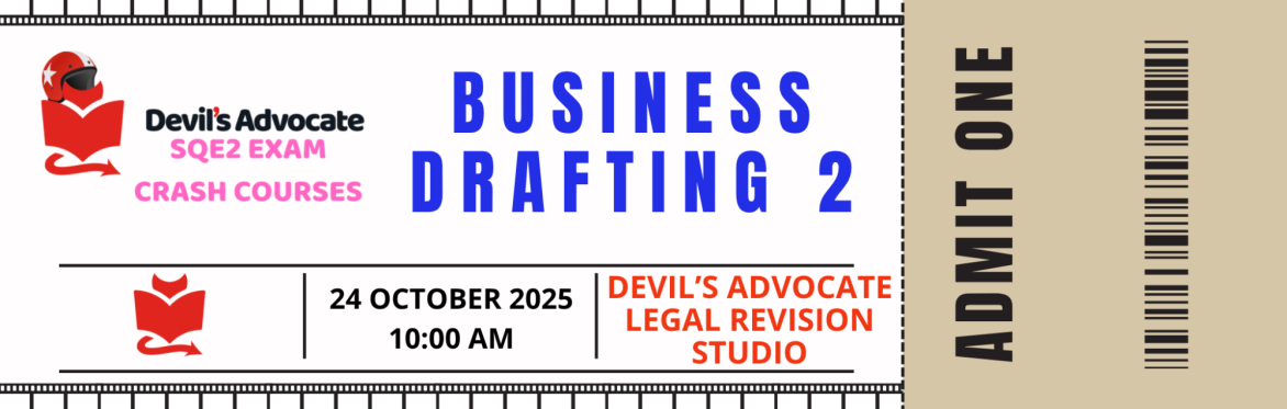 SQE2 MOCK: Business: Drafting 2