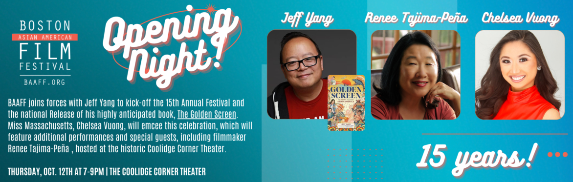 Opening Night | THE GOLDEN SCREEN Book Launch with Jeff Yang & Renee Tajima-Peña