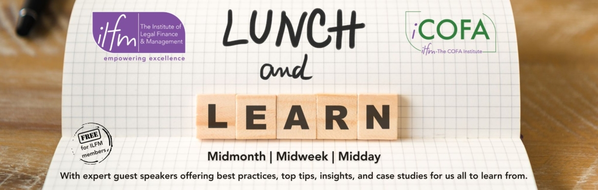 LUNCH & LEARN - Proactive Financial Management for Law Firms