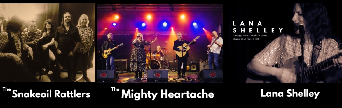 The Mighty Heartache + The Snakeoil Rattlers + Lana Shelley  -  Live at The Water Rats