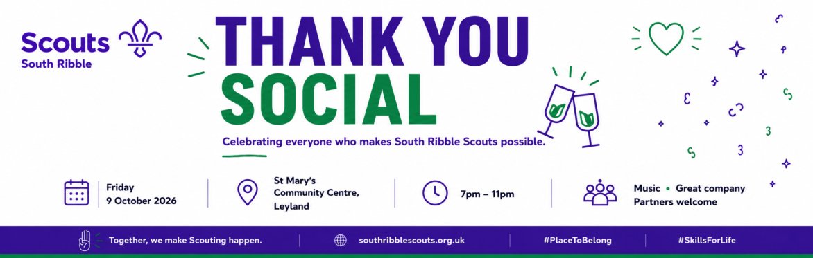 Thank You Social - South Ribble Scouts