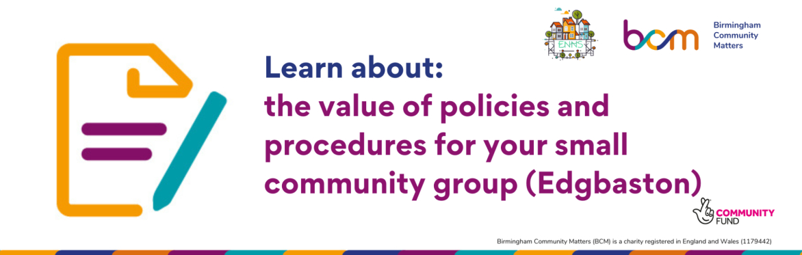 Learn about the value of policies and procedures for your small community group