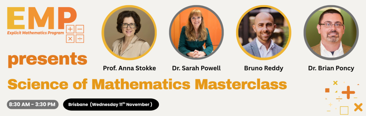 Science of Mathematics Masterclass: High-quality Mathematics Curriculum and Instruction