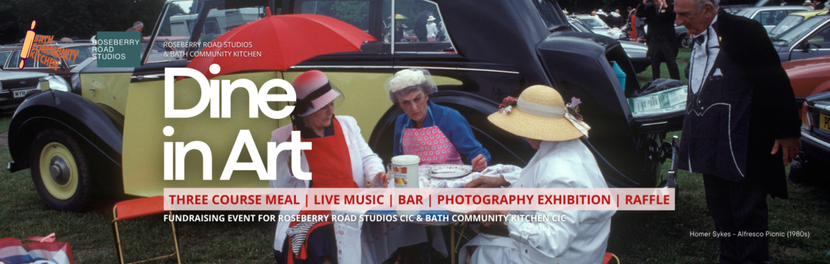 Event poster for Dine in Art