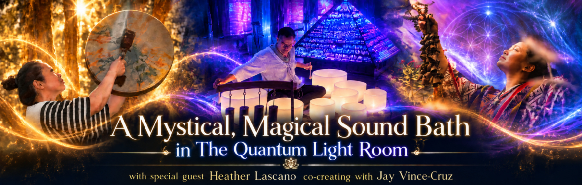 A Mystical, Magical Sound Bath Experience in The Quantum Light Room