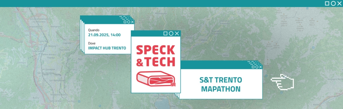 An image showing the date and place of the event S&T Trento Mapathon