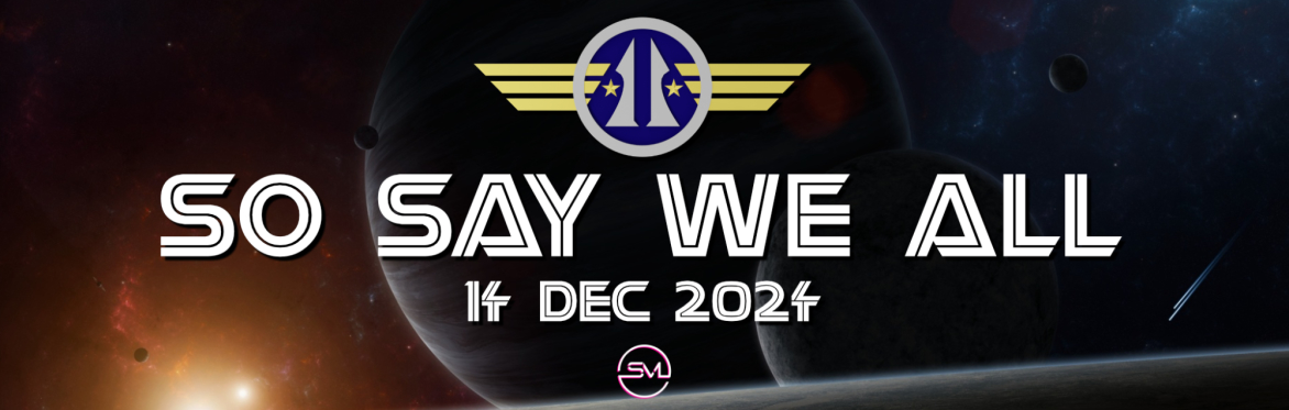 So Say We All header - 14 December 2024