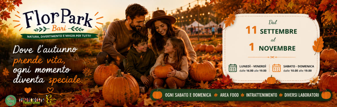 Prenota la tua Zucca - III Edizione al FlorPark BARI