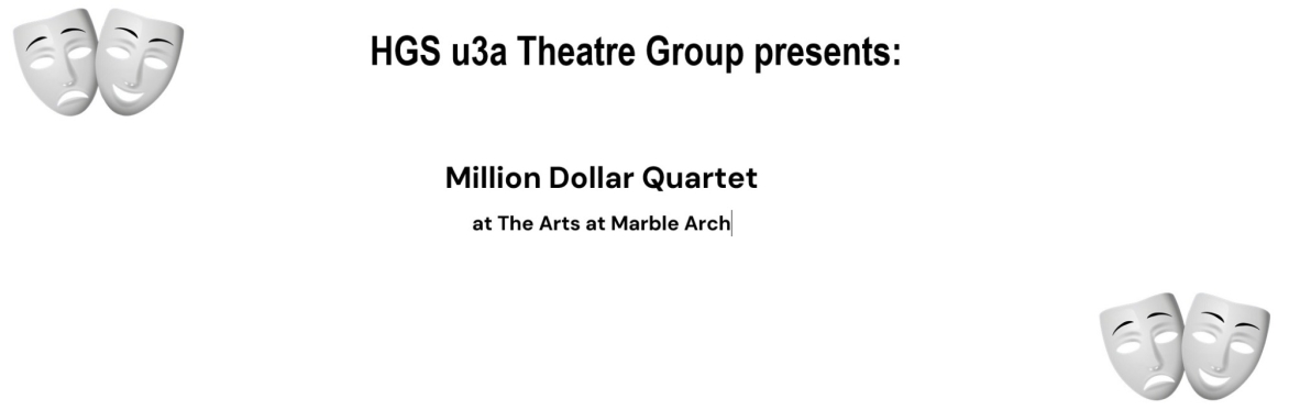 Theatre Group - Million Dollar Quartet