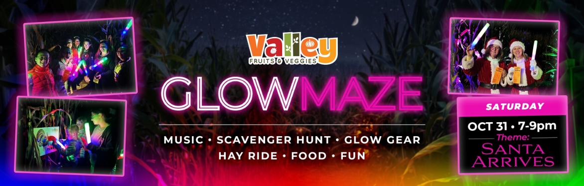 Santa Arrives - Glow Maze 2026