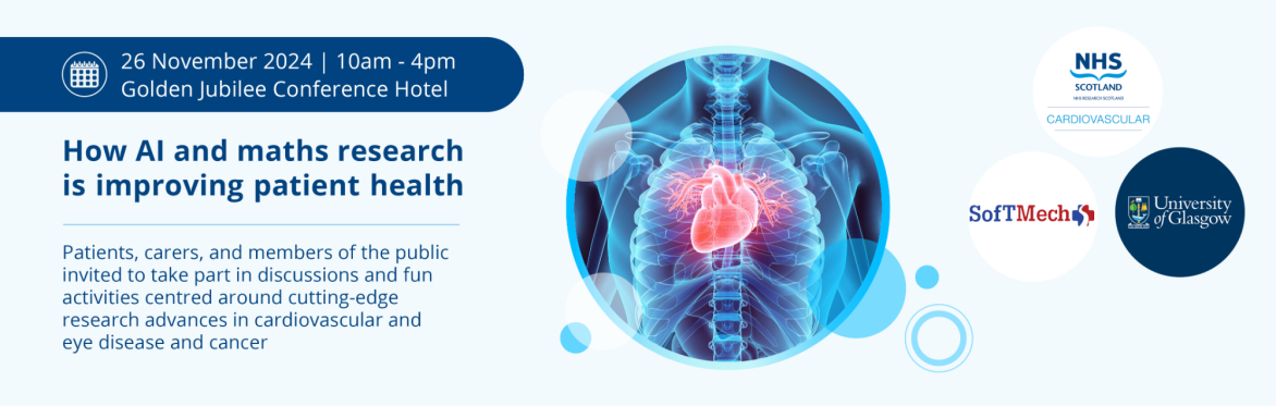Event poster featuring image of the heart