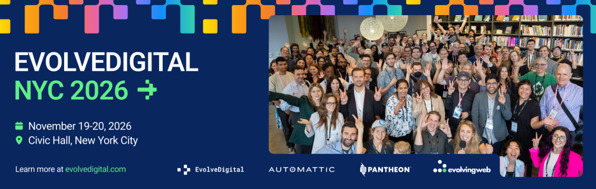 Banner for EvolveDigital NYC Nov 19-20, 2026