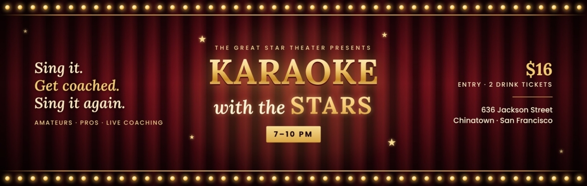 Karaoke with the Stars - Oct. 19, 2026