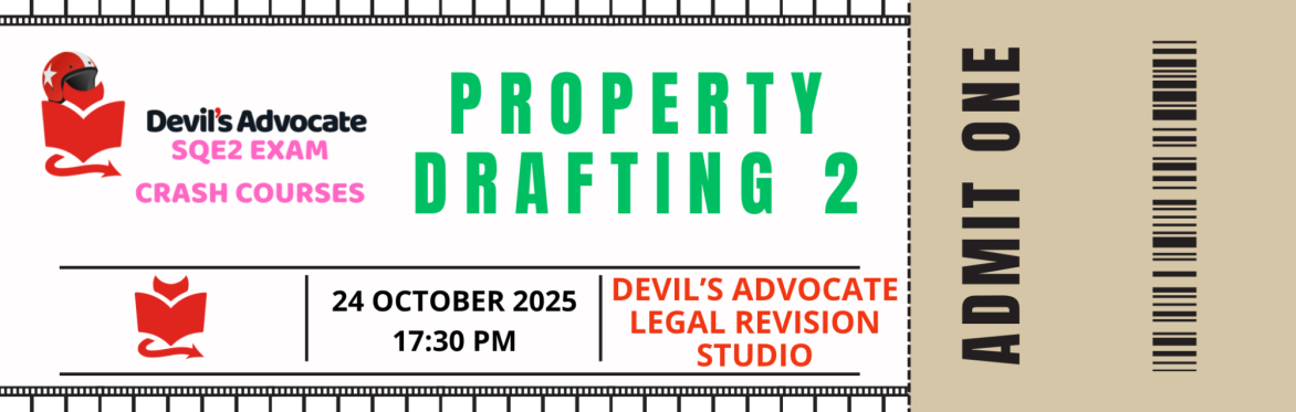 SQE2 MOCK: Property Drafting 2