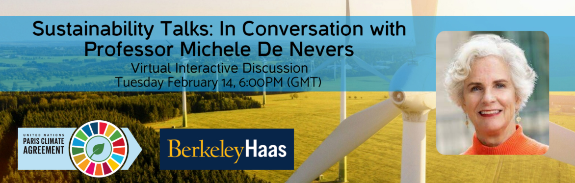 Sustainability Talks: In Conversation with Professor Michele De Nevers, UC Berkeley Haas
