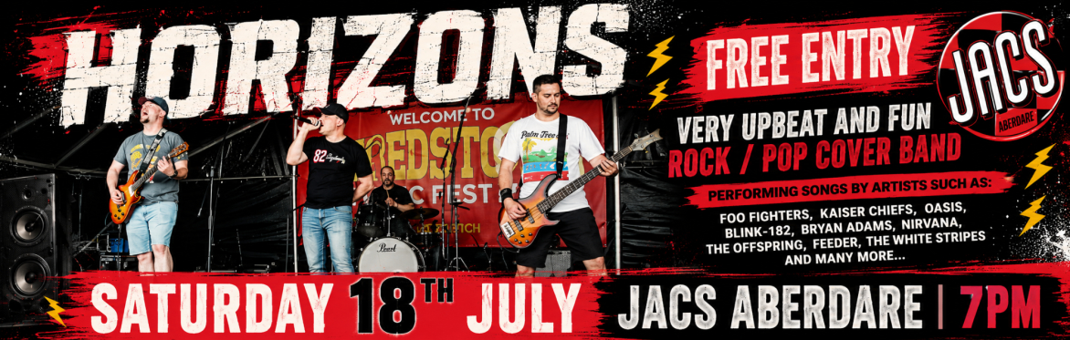 FREE ENTRY: Horizons (Rock/Pop Covers Band)