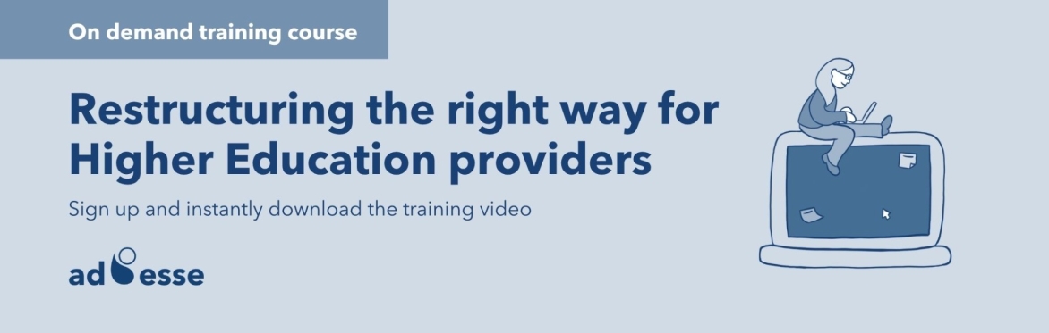 ON DEMAND TRAINING: Restructuring the right way for Higher Education providers