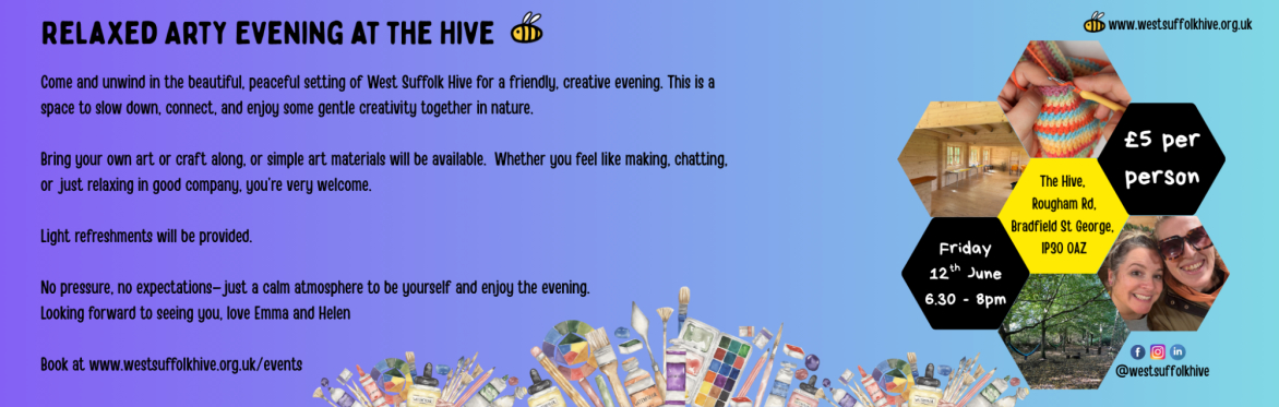 Relaxed Arty Evening at The Hive
