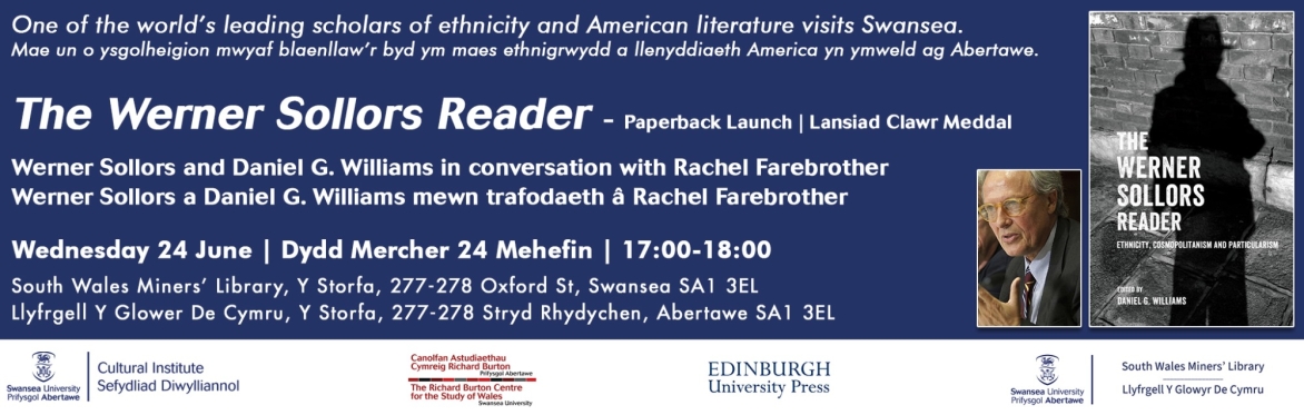 'The Werner Sollors Reader' - Werner Sollors and Daniel G. Williams in conversation with Rachel Farebrother