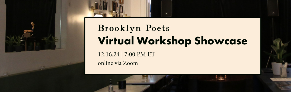 Brooklyn Poets Fall Virtual Showcase