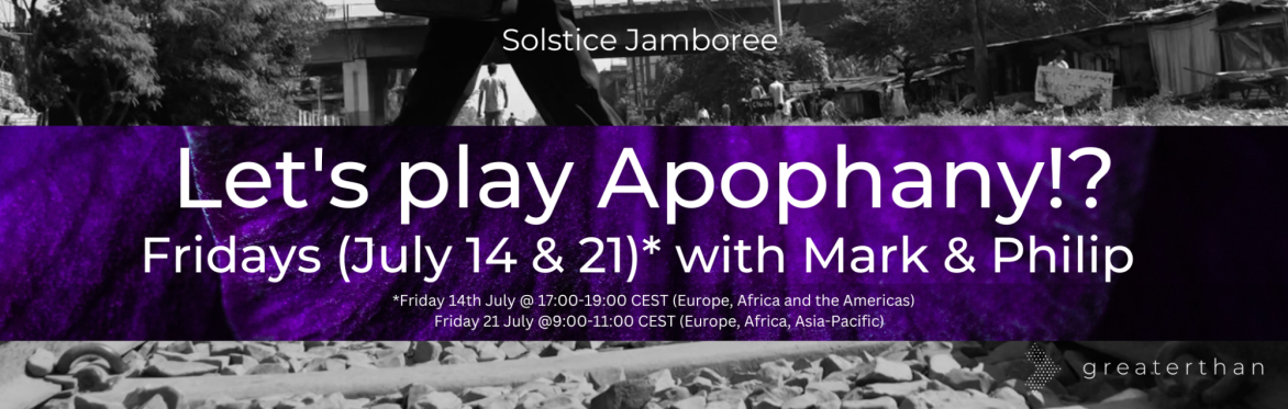 Let's play Apophany!? -  Finding meaning when apparently there is none.