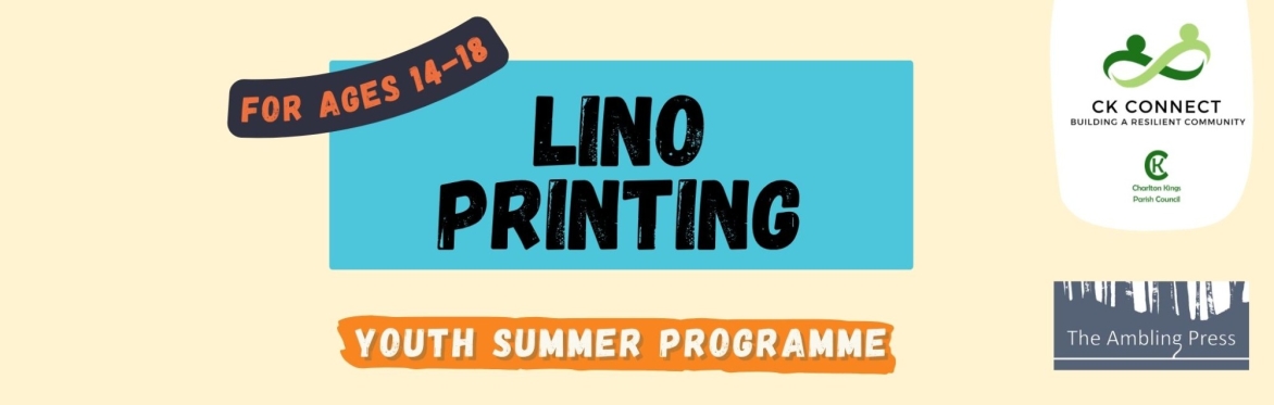 Lino Printing - Art workshop (Age 14 - 18yrs)
