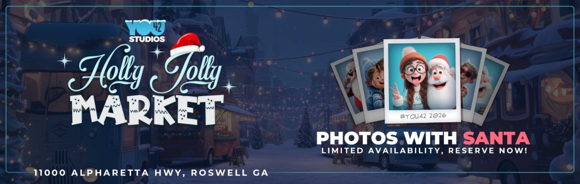 Holly Jolly Market: Photos with Santa