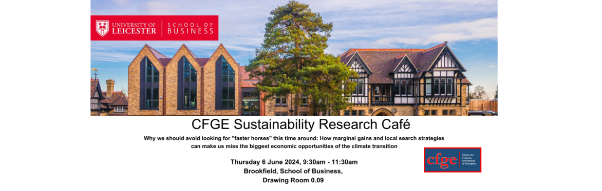 CFGE Sustainability Research Café
