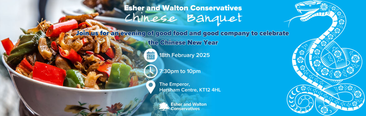 Esher and Walton Chinese Banquet