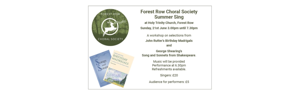 FRSC Summer Sing