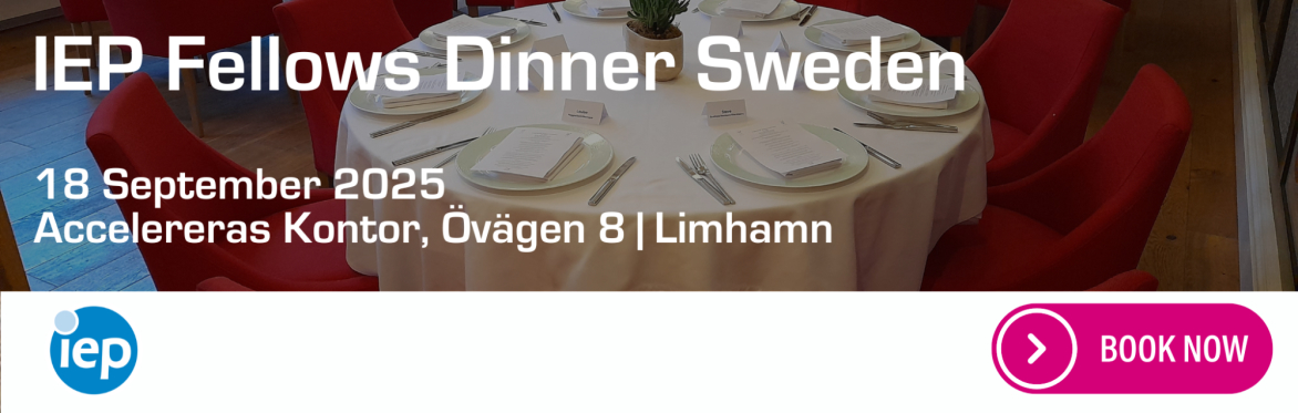 IEP Fellows middag Sverige / IEP Fellows Dinner Sweden