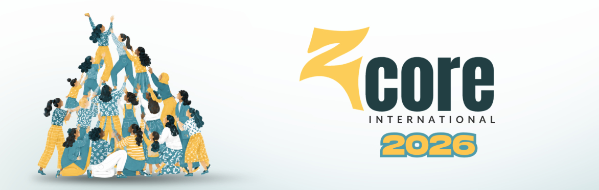 ZCORE International 2026 banner showing a diverse group of women working together.