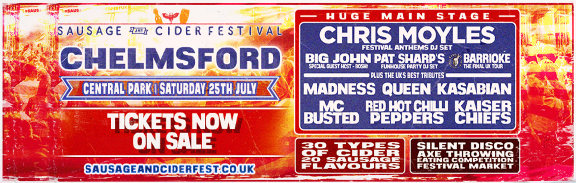 Sausage and Cider Festival - Chelmsford 2026