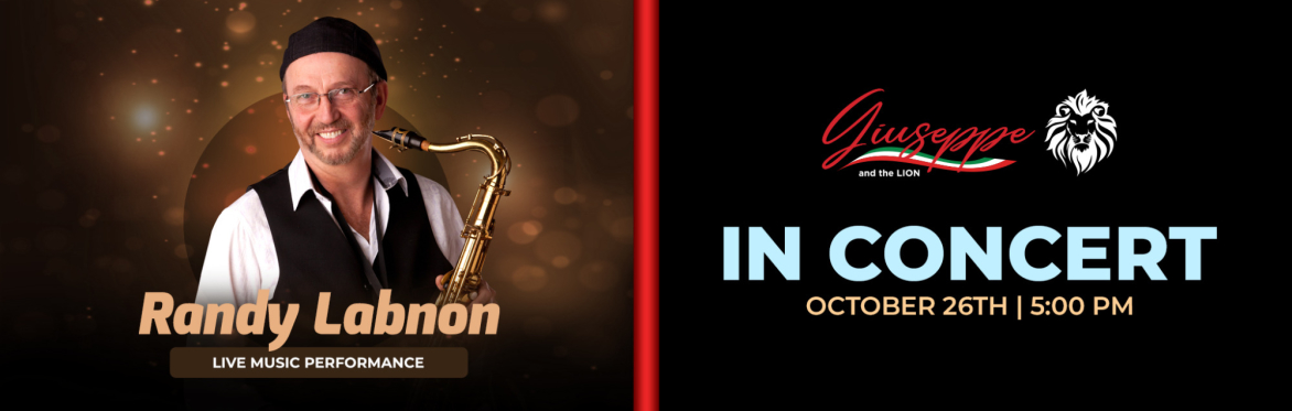 Buy tickets – Randy Labnon Live – Giuseppe and the Lion