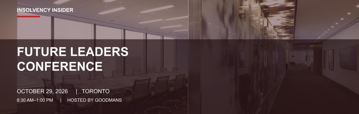 Insolvency Insider Associate Event - Toronto