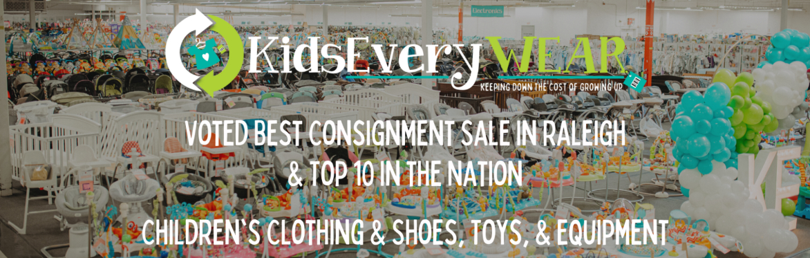 Sept 2026 Kids EveryWEAR Consignment Sale Event $5 Ticket to Full Price