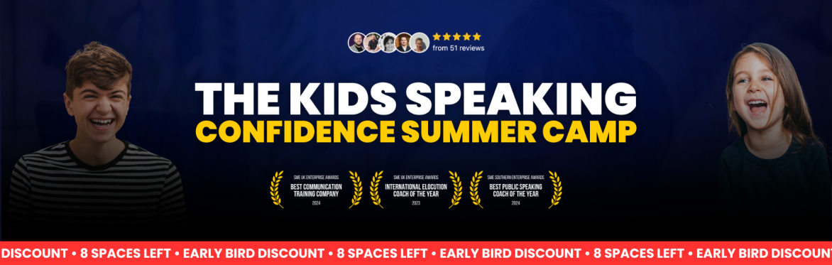 The Kids Speaking Confidence Summer Camp (7-9 Years)