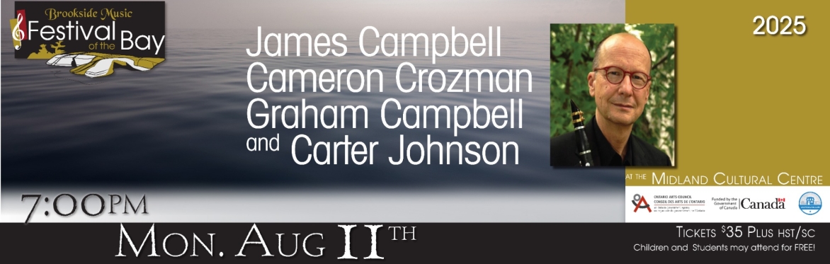 BMA Festival of the Bay: James Campbell with Cameron Crozman, Graham Campbell & Carter Johnson